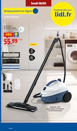 Offre Nettoyeur Vapeur dans le catalogue Lidl du moment à la page 50