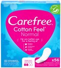 Slipeinlagen von Carefree für 1,99 € bei REWE im Angebot Slipeinlagen von Carefree im aktuellen REWE Prospekt