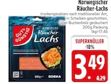 EDEKA - Norwegischer Räucher-Lachs Angebot im Prospekt Norwegischer Räucher-Lachs bei EDEKA im Prospekt "" für 3,49 €