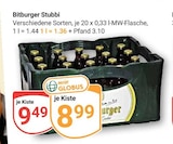 Stubbi Angebote von Bitburger bei GLOBUS Krefeld für 8,99 €