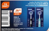 Elektrische Zahnbürste Pro Series 1 Schwarz Caribbean Blue von Oral-B im aktuellen Müller Prospekt