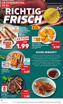 Bratwurst im Kaufland Prospekt "Hier bin ich richtig" mit 58 Seiten (Berlin)