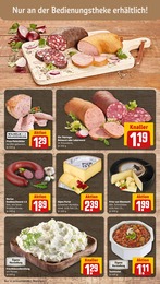 Fleischkäse Angebot im aktuellen REWE Prospekt auf Seite 13