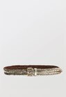 Ceinture tressée 2 cm en cuir à 19,59 € dans le catalogue Monoprix Margaret