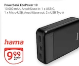 Powerbank EcoPower 10 bei GLOBUS im Prospekt "" für 9,99 €
