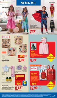 Faschingskostüme im Lidl Prospekt "LIDL LOHNT SICH" mit 66 Seiten (Salzgitter)