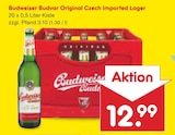 Original Czech Imported Lager im Angebot bei Netto Marken-Discount in Rostock Original Czech Imported Lager Angebote von Budweiser Budvar bei Netto Marken-Discount Rostock für 12,99 €