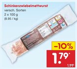 Schinkenzwiebelmettwurst im Angebot bei Netto Marken-Discount in Ansbach Schinkenzwiebelmettwurst Angebote bei Netto Marken-Discount Ansbach für 1,79 €