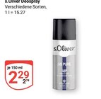 Deospray von s.Oliver im aktuellen GLOBUS Prospekt