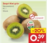 Kiwi grün im Netto Marken-Discount Prospekt Kiwi grün von Zespri im aktuellen Netto Marken-Discount Prospekt für 0,39 €