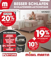 Aktueller Möbel Martin Möbel & Einrichtung Prospekt in Biebesheim und Umgebung, "BESSER SCHLAFEN" mit 24 Seiten, 01.10.2025 - 19.10.2025
