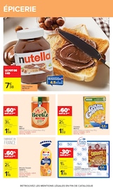 Promos Nutella dans le catalogue "Carrefour" de Carrefour Nutella en promo dans le catalogue Carrefour à la page 56