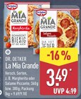 Aktuelle Pizza Angebote bei ALDI Nord in Salzgitter Aktuelles La Mia Grande Margherita Angebot bei ALDI Nord in Salzgitter ab 3,49 €