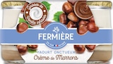 Yaourt Onctueux Crème de Marrons - LA FERMIÈRE dans le catalogue Intermarché Hyper