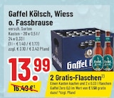Kölsch, Wiess o. Fassbrause Angebote von Gaffel bei Trinkgut Niederkassel für 13,99 €