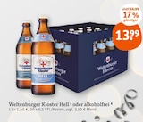 Hell oder alkoholfrei Angebote von Weltenburger Kloster bei tegut Coburg für 13,99 €