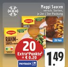 Rahm-Sauce zu Braten im Angebot bei E center in Heinsberg Rahm-Sauce zu Braten Angebote von Maggi bei E center Heinsberg für 1,49 €