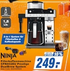 Filterkaffeemaschine CFN802EU Prestige DualBrew System Angebote von Ninja bei expert Amberg für 249,00 €