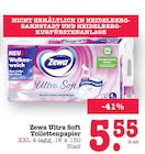 Ultra Soft Toilettenpapier im Angebot bei E center in Ludwigshafen Ultra Soft Toilettenpapier Angebote von Zewa bei E center Ludwigshafen für 5,55 €
