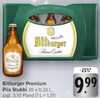 Premium Pils Stubbi Angebote von Bitburger bei EDEKA Pirmasens für 9,99 €