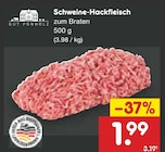 Aktuelles Schweine-Hackfleisch Angebot bei Netto Marken-Discount in Aachen ab 1,99 €