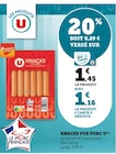 Promo Knacks Pur Porc à 1,16 € dans le catalogue Super U à Bréhal