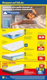 Matratzenauflagen Angebot & Preis im aktuellen Lidl Prospekt Matratzenauflagen Angebot im aktuellen Lidl Prospekt auf Seite 46