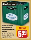 Heilwasser still oder Mineralwasser medium im Angebot bei REWE in Buxtehude Heilwasser still oder Mineralwasser medium Angebote von Staatl. Fachingen bei REWE Buxtehude für 6,99 €