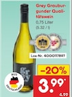Grauburgunder von Grey für 3,99 € bei Netto Marken-Discount im Angebot Grauburgunder von Grey im aktuellen Netto Marken-Discount Prospekt