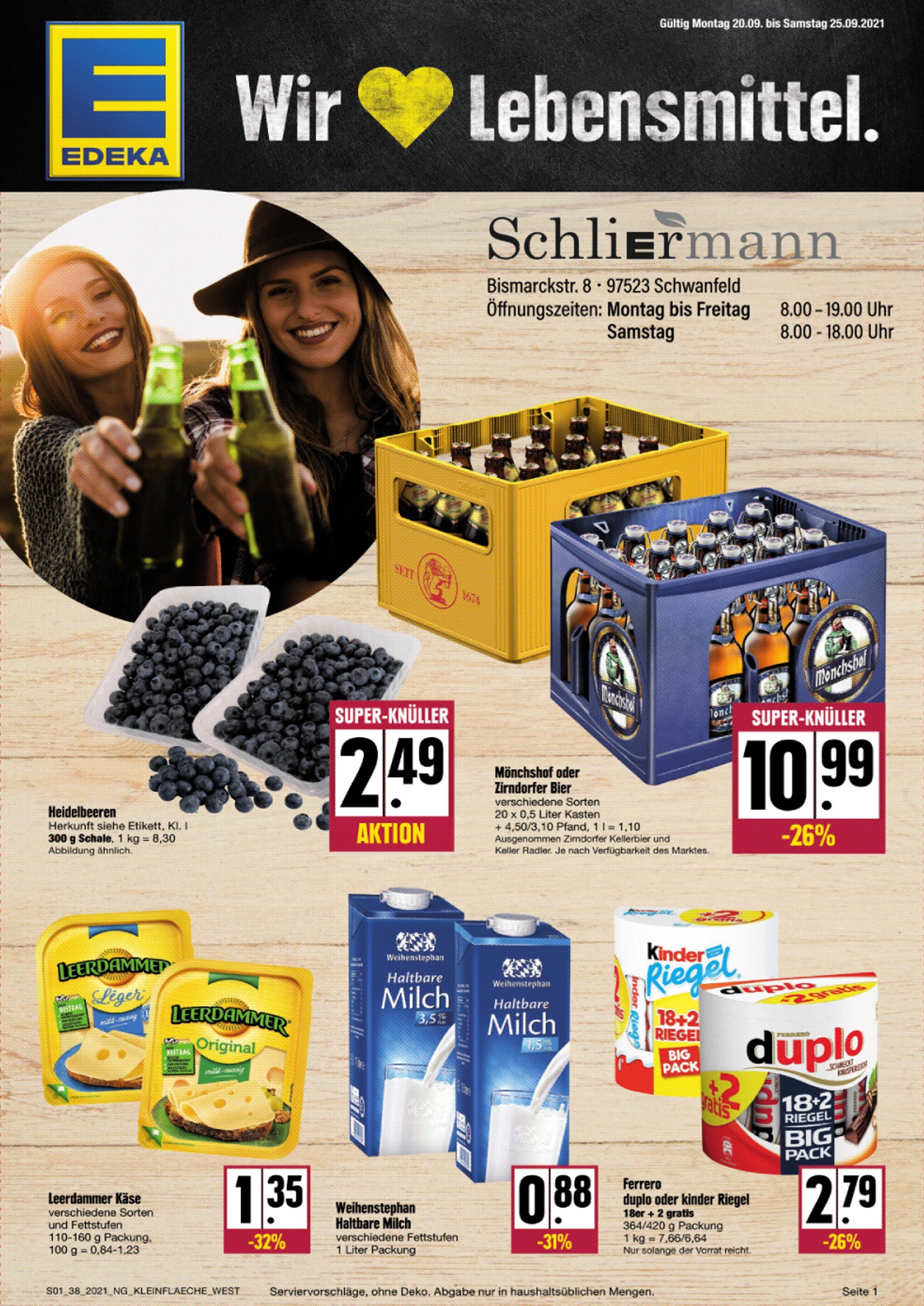 nah und gut Prospekt für Bergtheim mit 8 Seiten nah und gut Prospekt für Bergtheim: "Wir lieben Lebensmittel!", 8 Seiten, 20.09.2021 - 25.09.2021