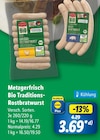 Bio Mini Geflügel-Rostbratwurst im Angebot bei Lidl in Löhne Bio Mini Geflügel-Rostbratwurst Angebote von Metzgerfrisch bei Lidl Löhne für 3,69 €