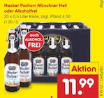 Münchner Hell Angebote von Hacker Pschorr bei Netto Marken-Discount Senden für 11,99 €