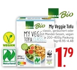 My Veggie Tofu im EDEKA Prospekt My Veggie Tofu von EDEKA Bio im aktuellen EDEKA Prospekt für 1,79 €