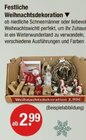 Festliche Weihnachtsdekoration von  im aktuellen V-Markt Prospekt für 2,99 €