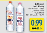 Aktuelle Wasser Angebote bei diska in Dresden Aktuelles Fresh & Fruity Pfirsich Geschmack Angebot bei diska in Dresden ab 0,99 €