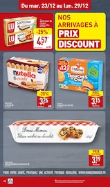 Promos Biscuit Chocolat dans le catalogue "DE BONNES FÊTES À PRIX DISCOUNT." de Aldi à la page 10