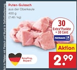 Puten-Gulasch für 2,99 € bei Netto Marken-Discount im Angebot Puten-Gulasch im aktuellen Netto Marken-Discount Prospekt