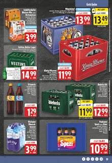 Mineralwasser im EDEKA Prospekt "Aktuelle Angebote" mit 24 Seiten (Duisburg)
