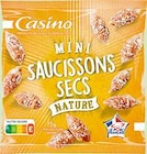 Promo Mini Saucissons Secs Nature à 2,10 € dans le catalogue Petit Casino à Lège-Cap-Ferret