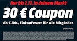 30 € Coupon im aktuellen MediaMarkt Saturn Prospekt
