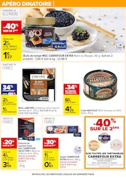 Prix et réduction Saumon Fumé dans le prospectus Carrefour en cours Offre Saumon Fumé dans le catalogue Carrefour du moment à la page 12