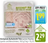 Aktuelle Paprika Angebote bei EDEKA in Karlsruhe Aktuelles Aufschnitt Trio Lyoner, Paprika-Lyoner und Bierschinken Angebot bei EDEKA in Karlsruhe ab 1,99 €