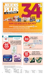 Prix et réduction Yaourt dans le prospectus U Express en cours Offre Yaourt dans le catalogue U Express du moment à la page 2