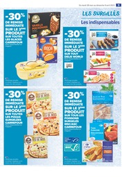 Prix et réduction Poisson surgelé dans le prospectus Carrefour Market en cours Offre Poisson surgelé dans le catalogue Carrefour Market du moment à la page 9