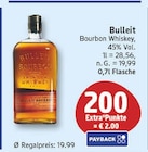 Bourbon Whiskey von Bulleit für 19,99 € bei EDEKA im Angebot Bourbon Whiskey von Bulleit im aktuellen EDEKA Prospekt