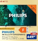 4K-Smart-TV 55PUS7409/12 von PHILIPS im aktuellen ALDI Nord Prospekt