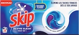 Lessive caps tout en 1 active clean x28 - SKIP - Netto à Poitiers Lessive caps tout en 1 active clean x28 - SKIP en promo chez Netto Poitiers à 2,57 €