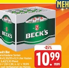 Bier Angebote von Beck's bei E center Plauen für 10,99 €