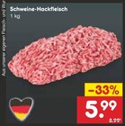 Netto Marken-Discount Selb - Schweine-Hackfleisch Angebot im Prospekt Schweine-Hackfleisch bei Netto Marken-Discount im Selb Prospekt für 5,99 €