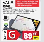 Tablet V10A-4128 Angebote von VALE bei Marktkauf Aalen für 89,99 €